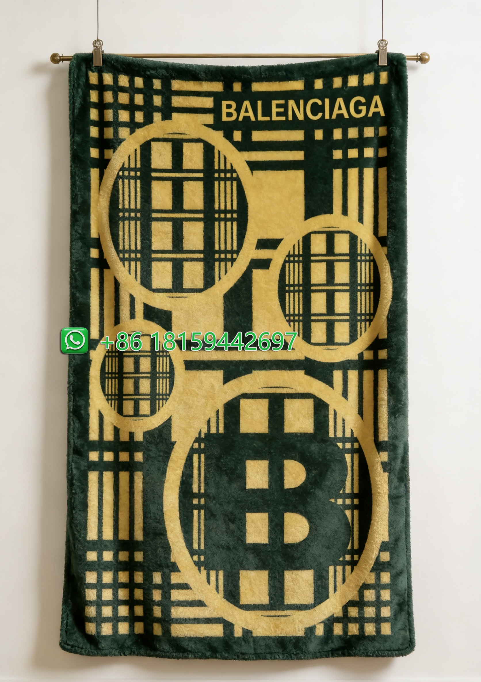Balenciaga Throw Blankets